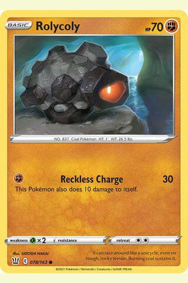 078/163 Rolycoly - Common - Collectible Madness