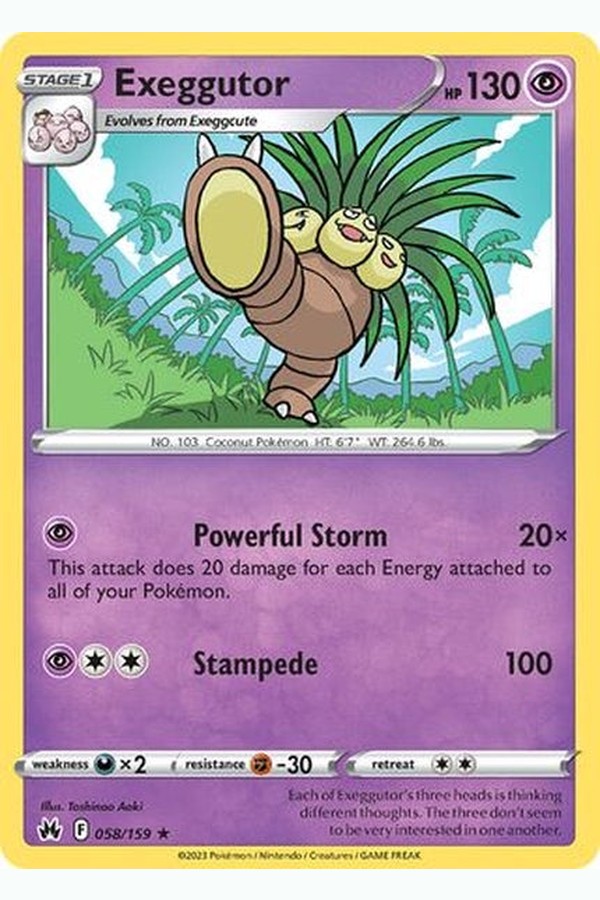 058/159 Exeggutor - Rare