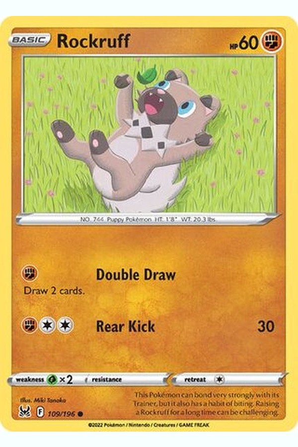 109/196 Rockruff - Common