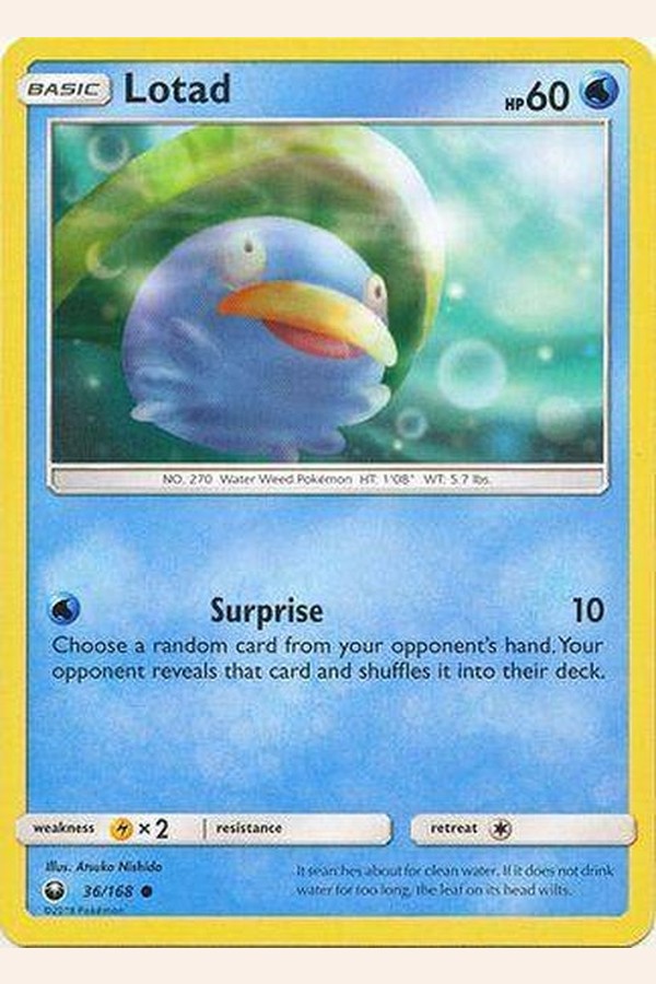 036 / 168 Lotad - Common - Collectible Madness