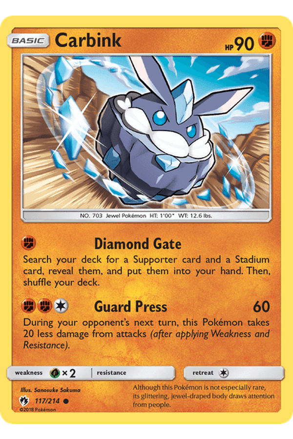 117 / 214 Carbink-Common - Collectible Madness