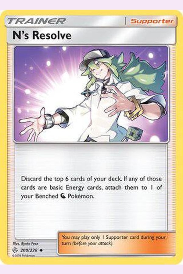 200/236 N's Resolve - Uncommon - Collectible Madness