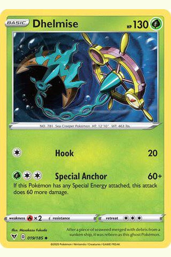 019/185 Dhelmise - Uncommon - Collectible Madness