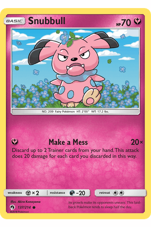 137 / 214 Snubbull-Common - Collectible Madness