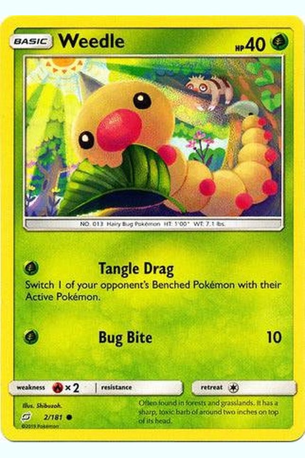 002 / 181 Weedle - Common - Collectible Madness