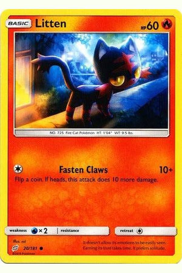 020 / 181 Litten - Common - Collectible Madness