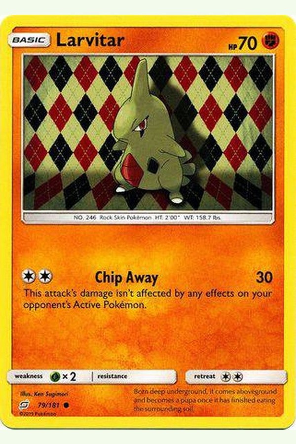 079 / 181 Larvitar - Common - Collectible Madness
