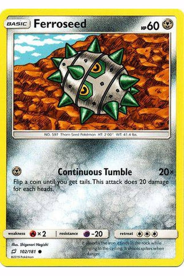 102 / 181 Ferroseed - Common - Collectible Madness