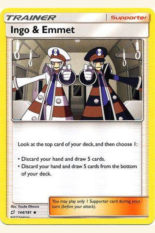 144 / 181 Ingo & Emmet - Uncommon - Collectible Madness