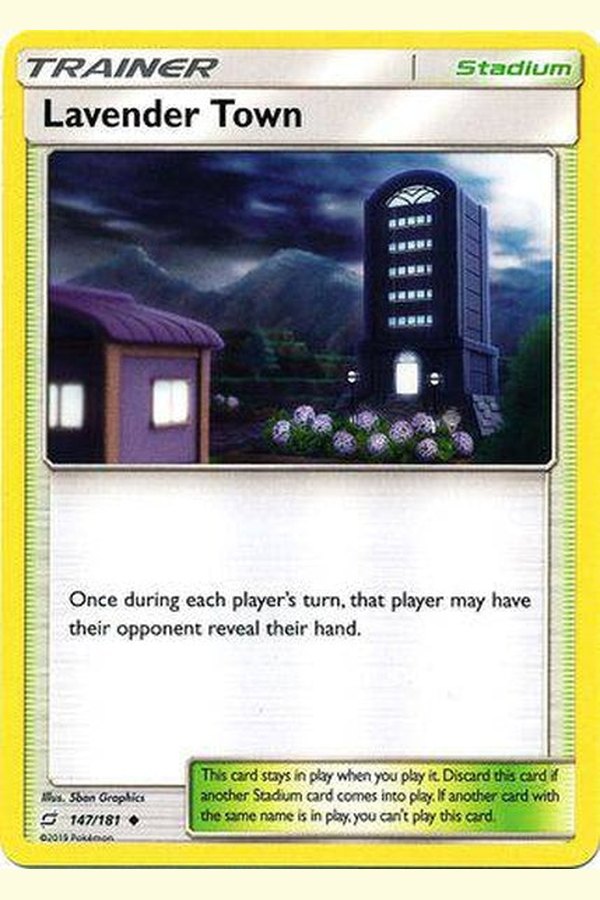 147 / 181 Lavender Town - Uncommon - Collectible Madness