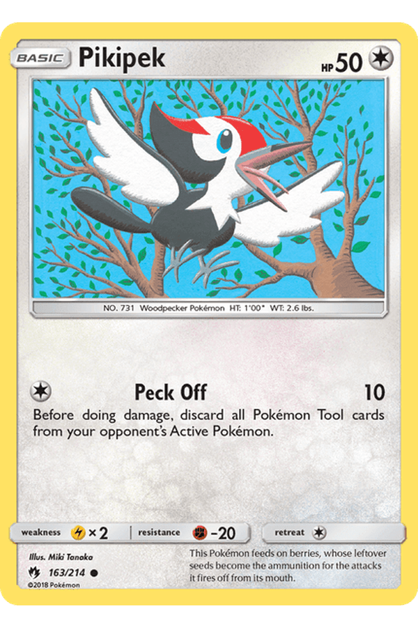 163 / 214 Pikipek-Common - Collectible Madness