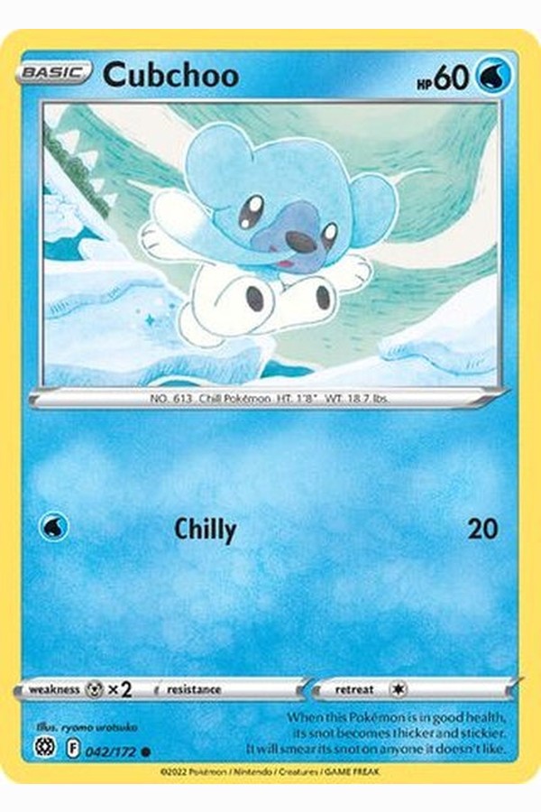 042/172 Cubchoo - Common - Collectible Madness