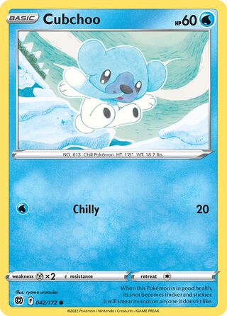 042/172 Cubchoo - Common - Collectible Madness