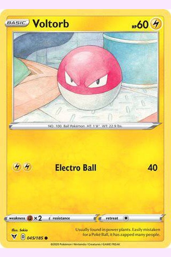 045/185 Voltorb - Common - Collectible Madness