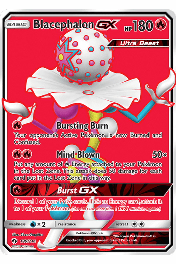 199 / 214 Blacephalon-GX-Ultra Rare - Collectible Madness