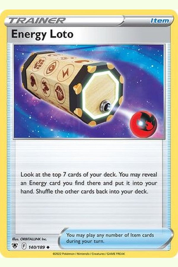 140/189 Energy Loto - Uncommon - Collectible Madness