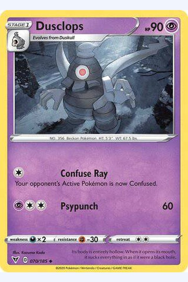 070/185 Dusclops - Uncommon - Collectible Madness
