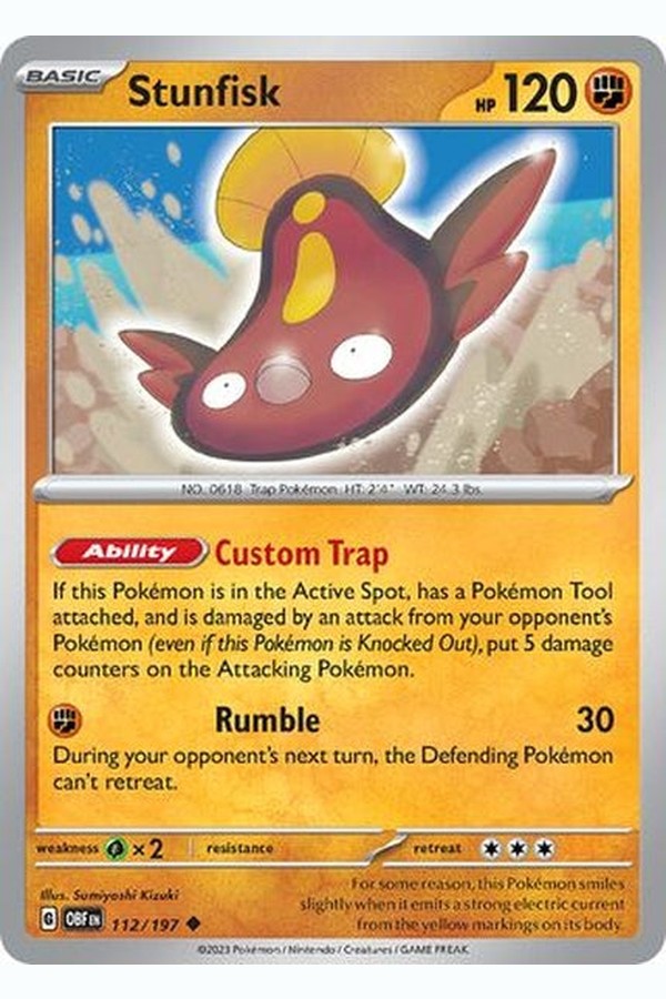 112/197 Stunfisk - Uncommon
