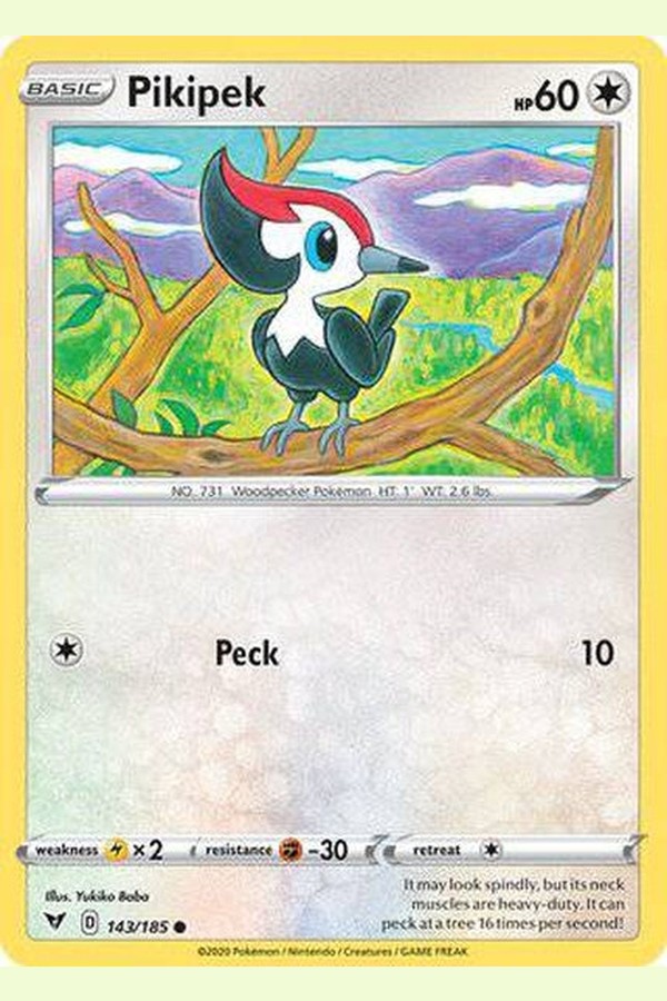 143/185 Pikipek - Common - Collectible Madness