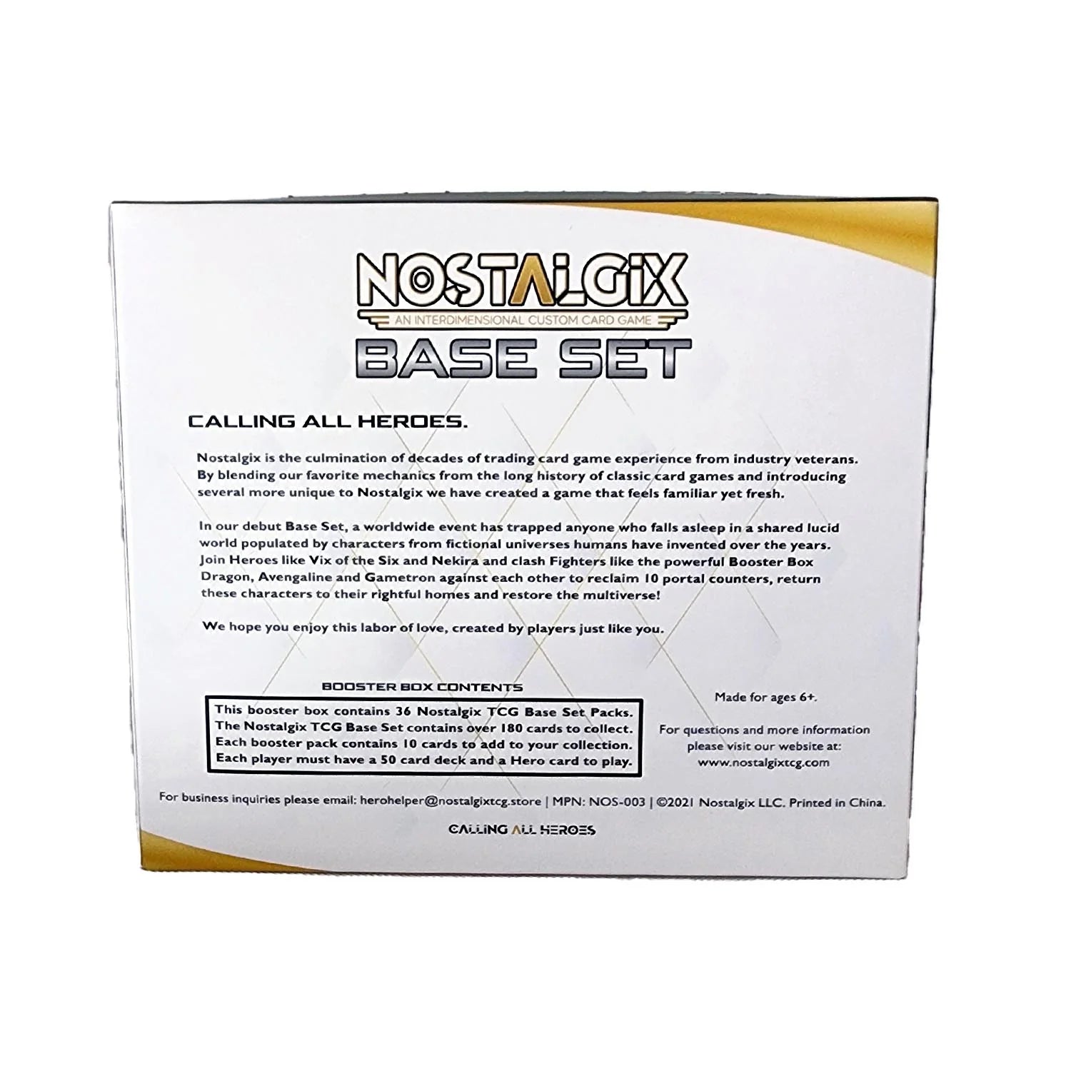 NOSTALGIX TCG 1st Edition Base Set Booster Box - Collectible Madness