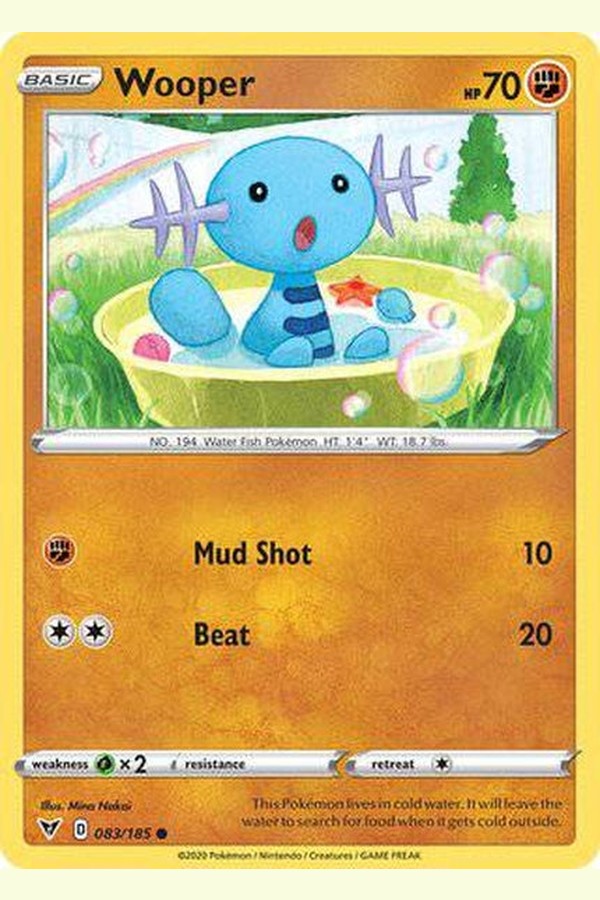 083/185 Wooper - Common - Collectible Madness