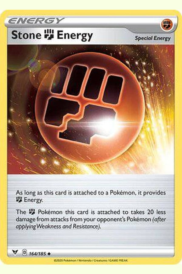 164/185 Stone Fighting Energy - Uncommon - Collectible Madness