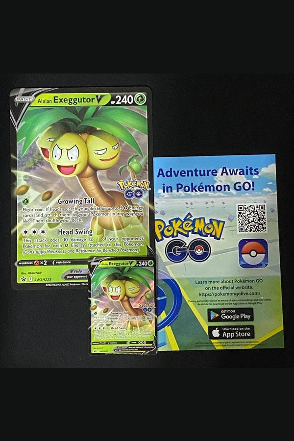 SWSH225 Alolan Exeggutor V - Card Bundle - Collectible Madness