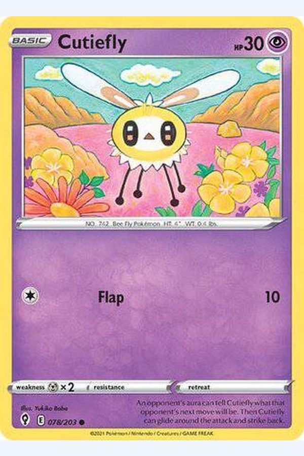 078/203 Cutiefly - Common - Collectible Madness