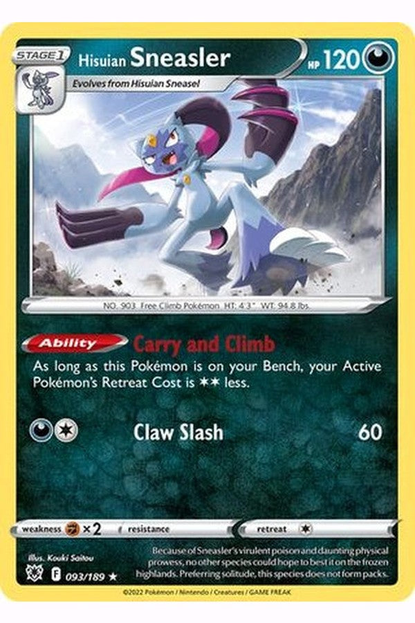093/189 Hisuian Sneasler - Rare Holo - Collectible Madness