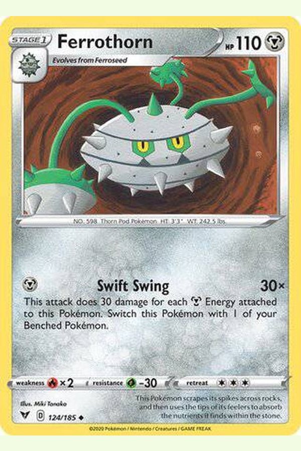 124/185 Ferrothorn - Uncommon - Collectible Madness