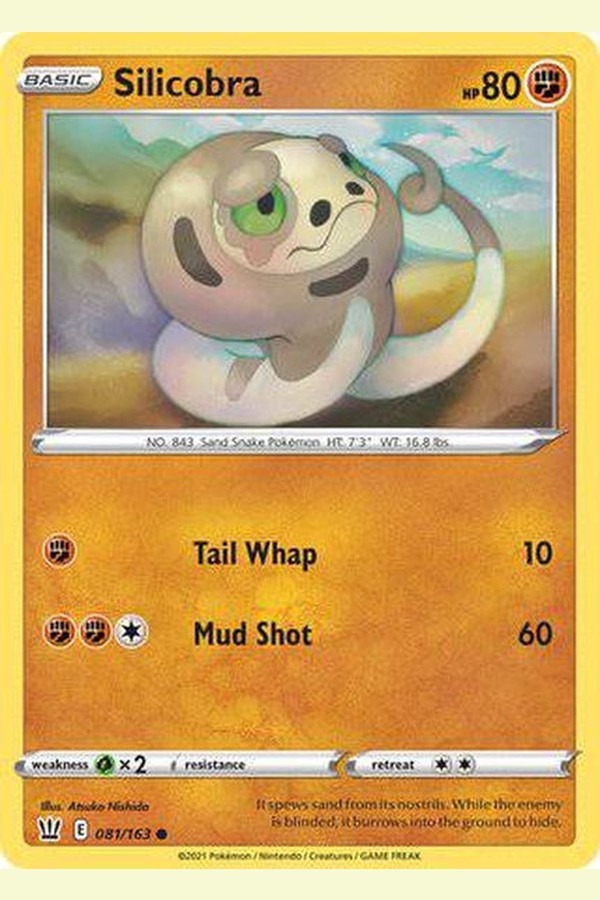 081/163 Silicobra - Common - Collectible Madness