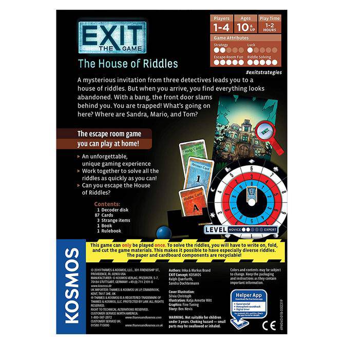 Exit The Game: House Of Riddles - Collectible Madness
