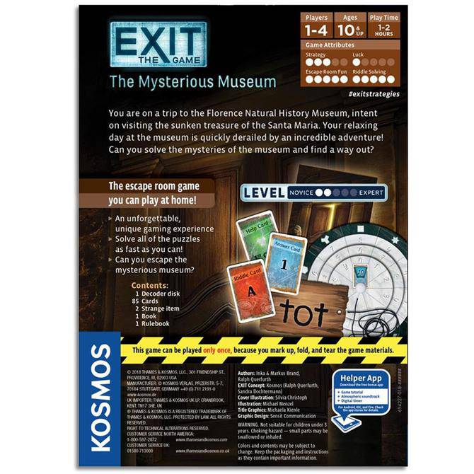 Exit The Game: The Mysterious Museum - Collectible Madness