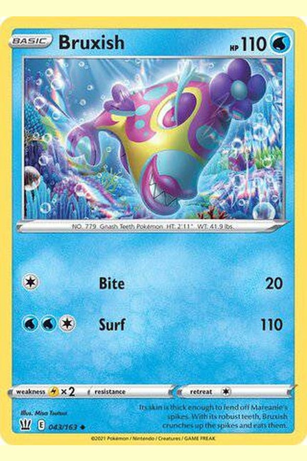043/163 Bruxish - Uncommon - Collectible Madness