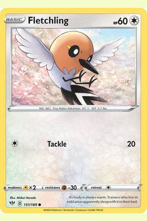 151/189 Fletchling - Common - Collectible Madness