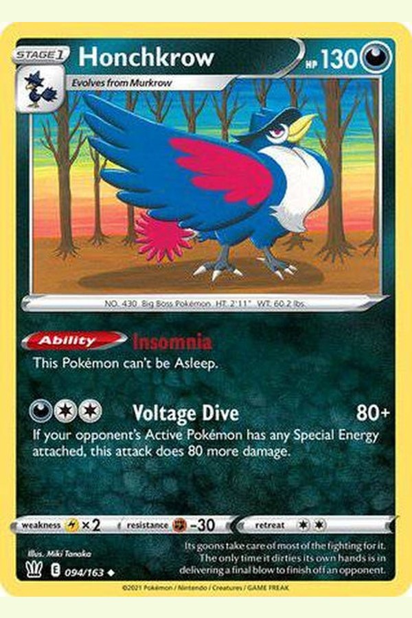 094/163 Honchkrow - Uncommon - Collectible Madness