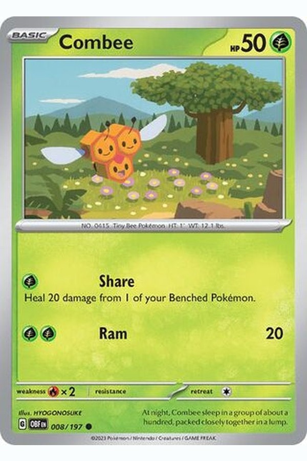 008/197 Combee - Common Reverse Holo