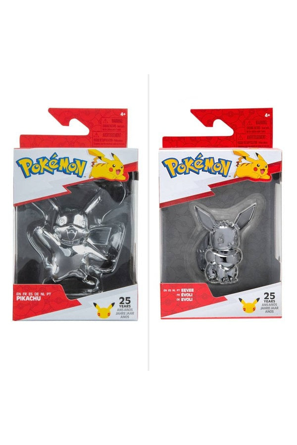 Pokemon - Select Battle Figure Assortment Silver 25th Anniversary - Collectible Madness