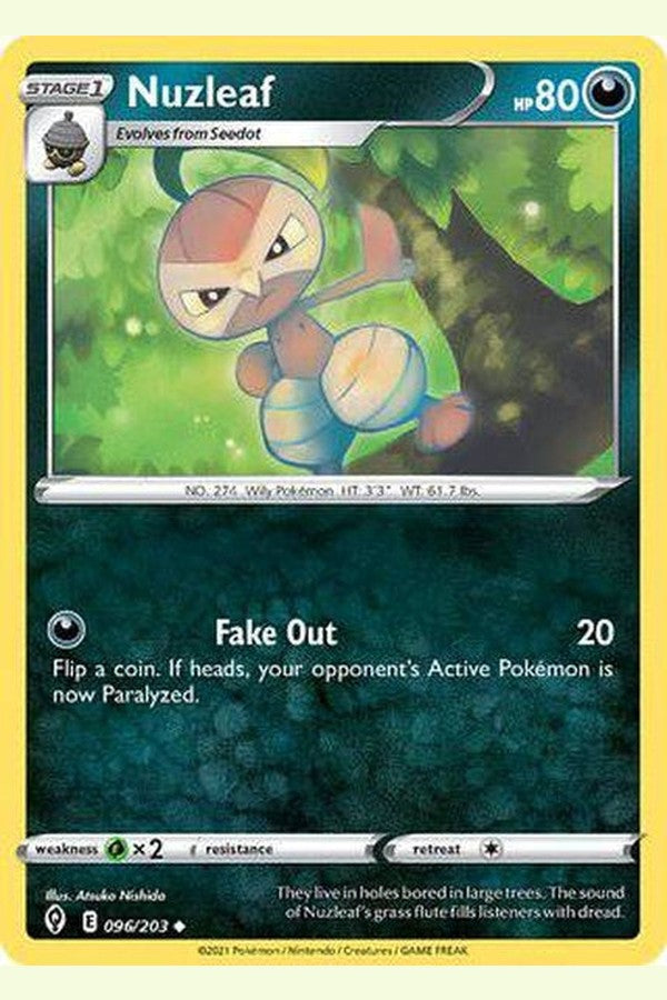 096/203 Nuzleaf - Uncommon - Collectible Madness