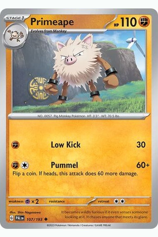 107/193 Primeape - Uncommon