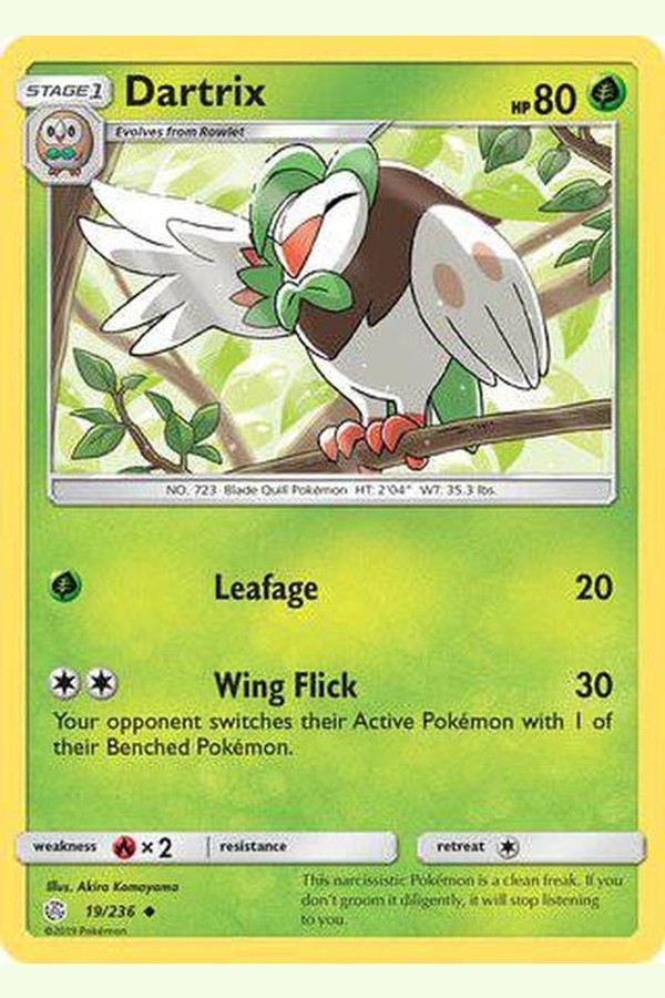 019/236 Dartrix - Uncommon - Collectible Madness