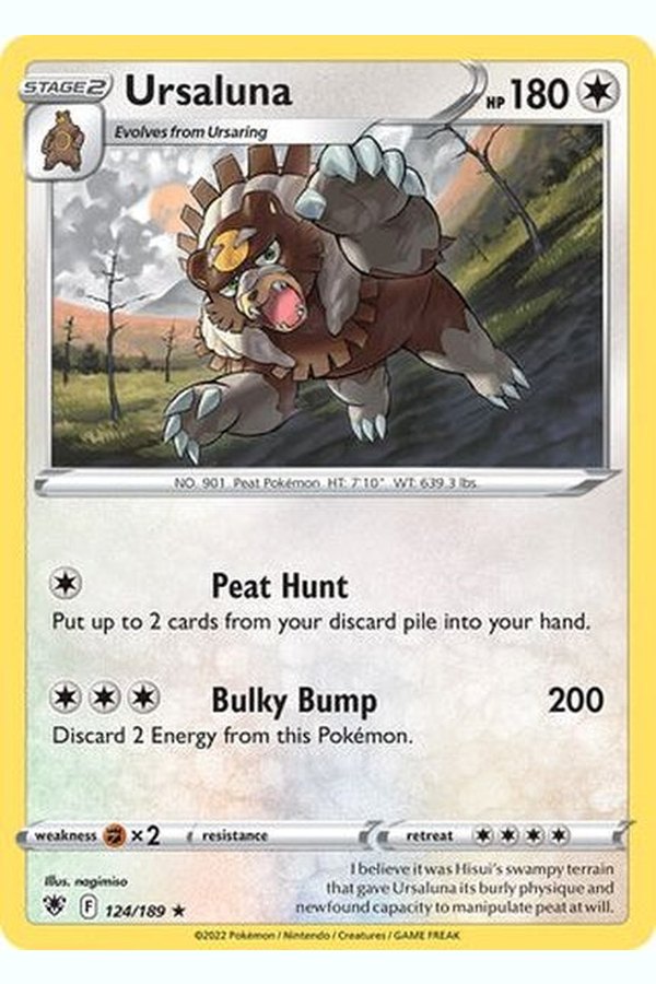 124/189 Ursaluna - Rare - Collectible Madness