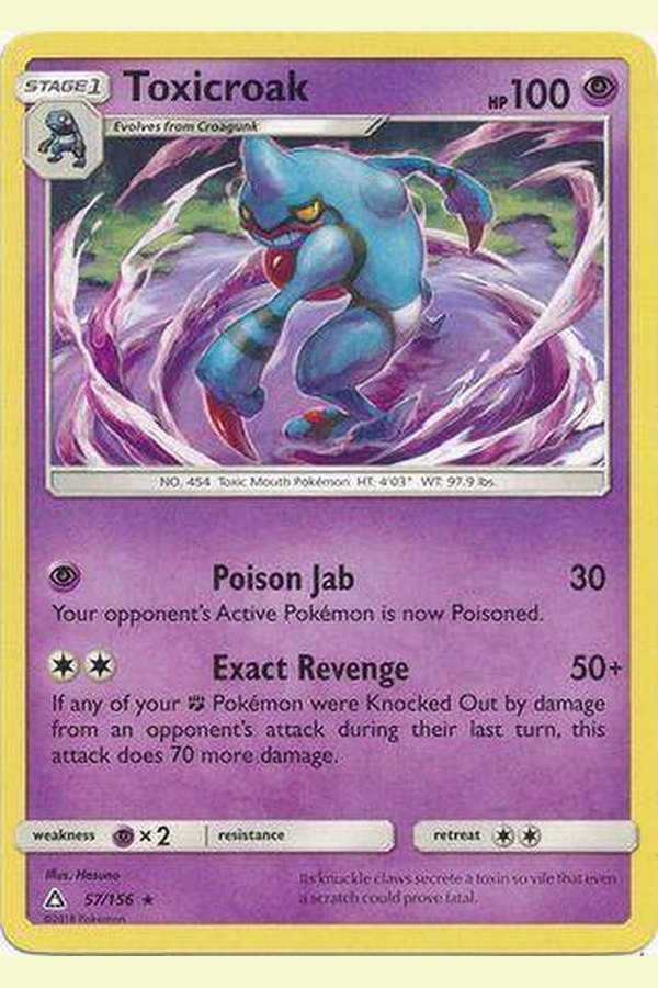 057 / 156 Toxicroak-Rare - Collectible Madness
