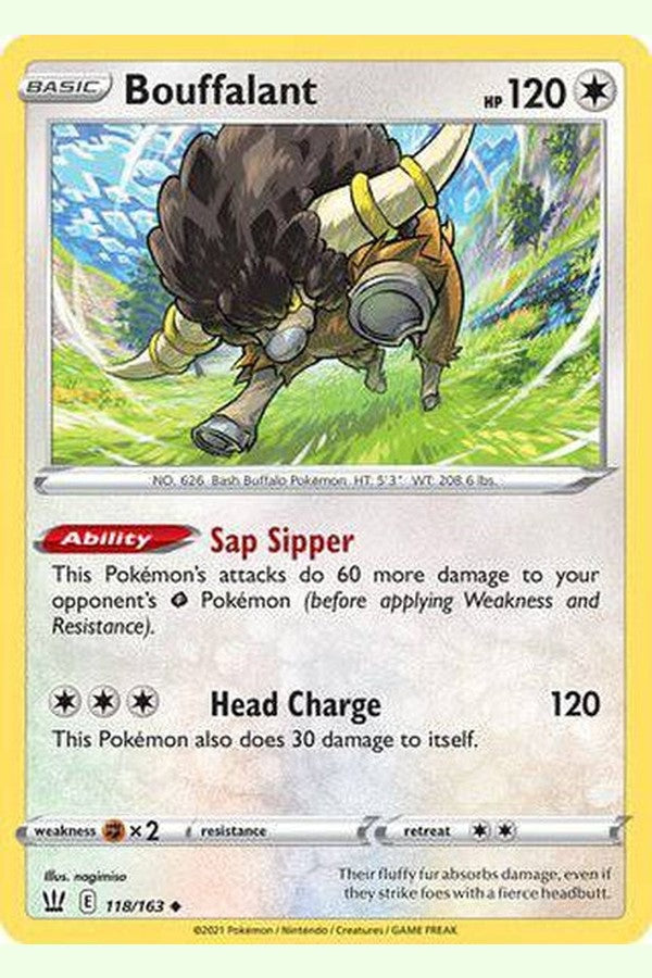 118/163 Bouffalant - Uncommon - Collectible Madness