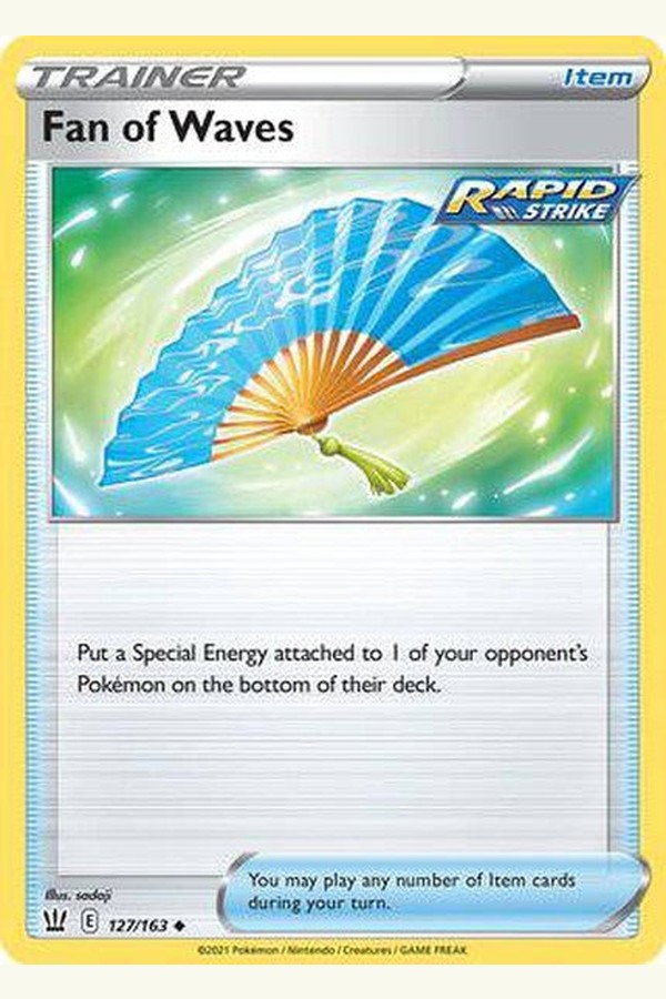 127/163 Fan of Waves - Uncommon - Collectible Madness