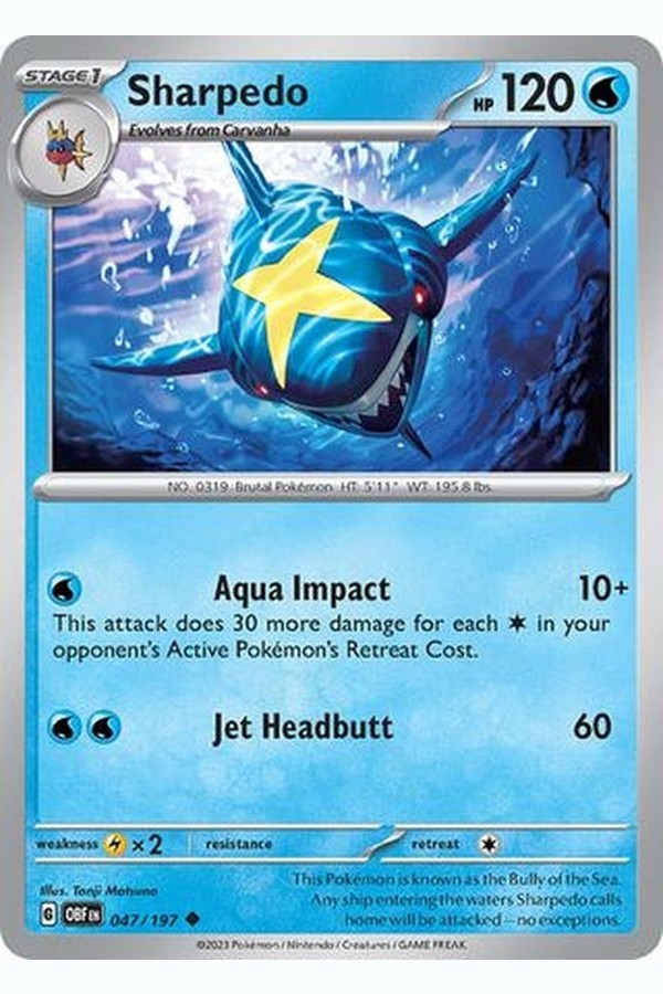 047/197 Sharpedo - Uncommon