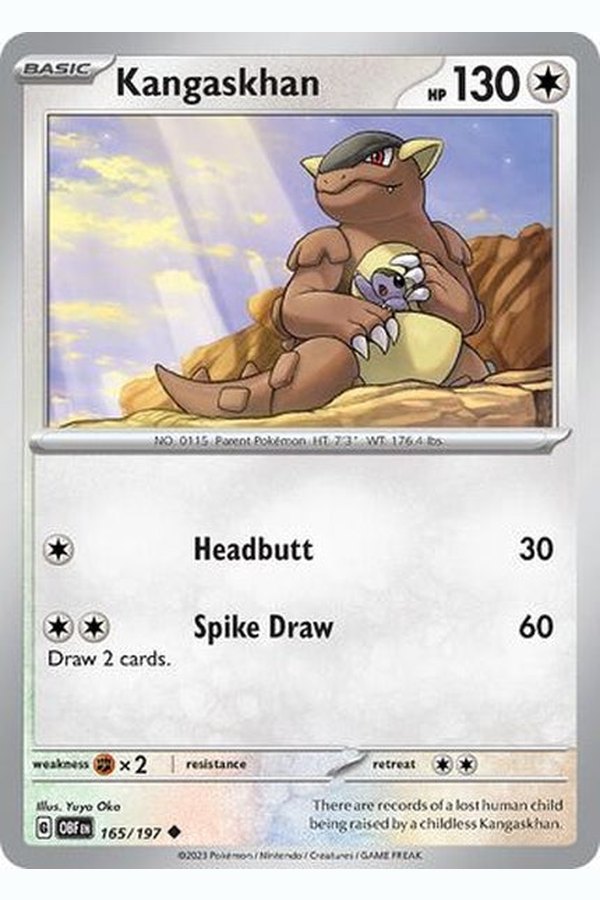 165/197 Kangaskhan - Uncommon