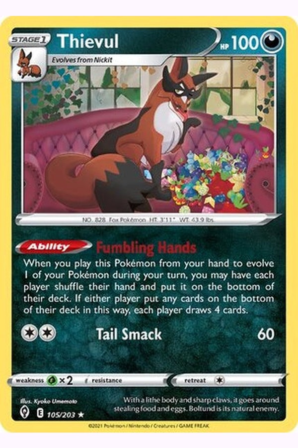 105/203 Thievul - Rare - Collectible Madness