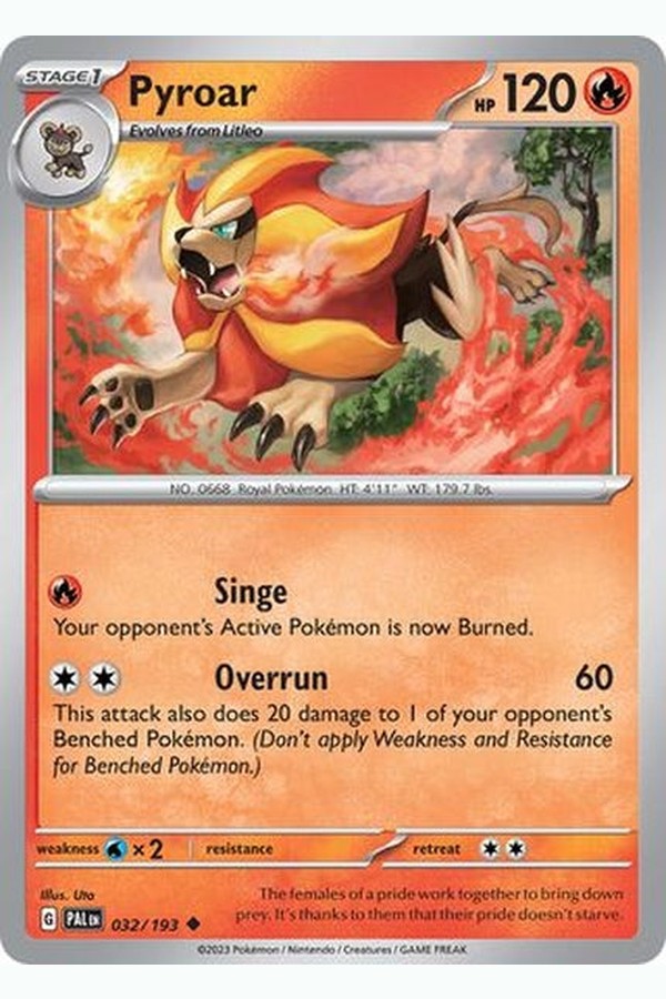 032/193 Pyroar - Uncommon