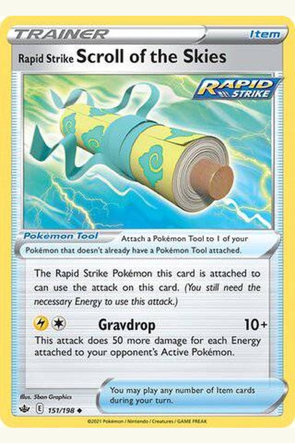 151/198 Rapid Strike Scroll of the Skies - Uncommon - Collectible Madness